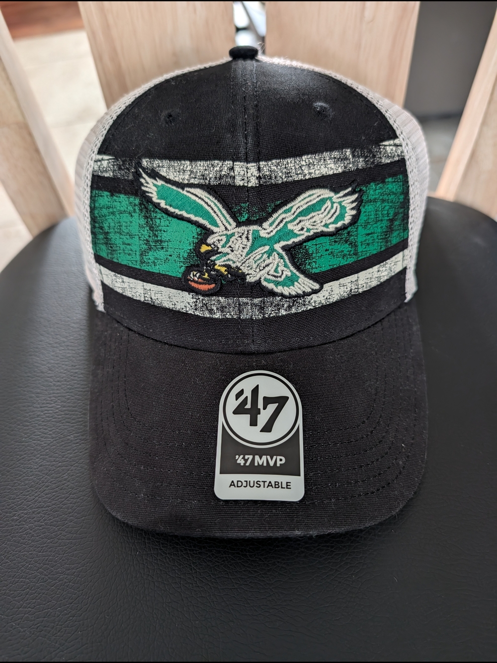 '47 Philadelphia Eagles Black & Green Trucker Hat NWOT